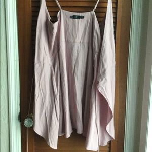 volcom strapped pink dress
